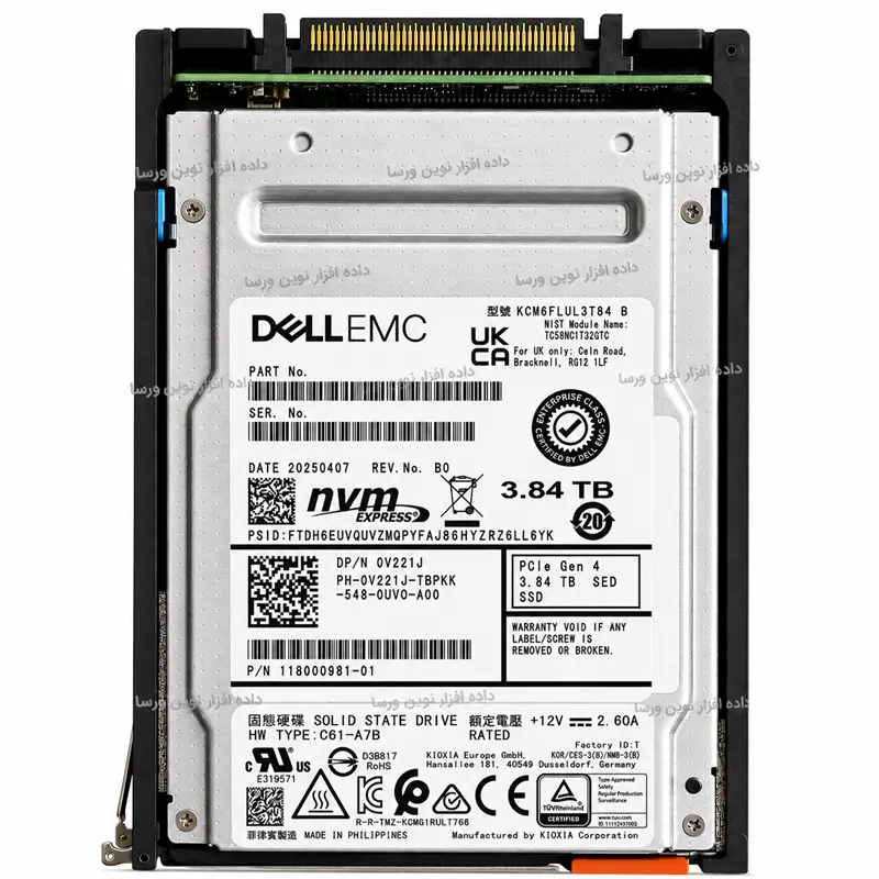 3.84TB NVMe PowerStore Drive-400-BGGM هارد پاور استور